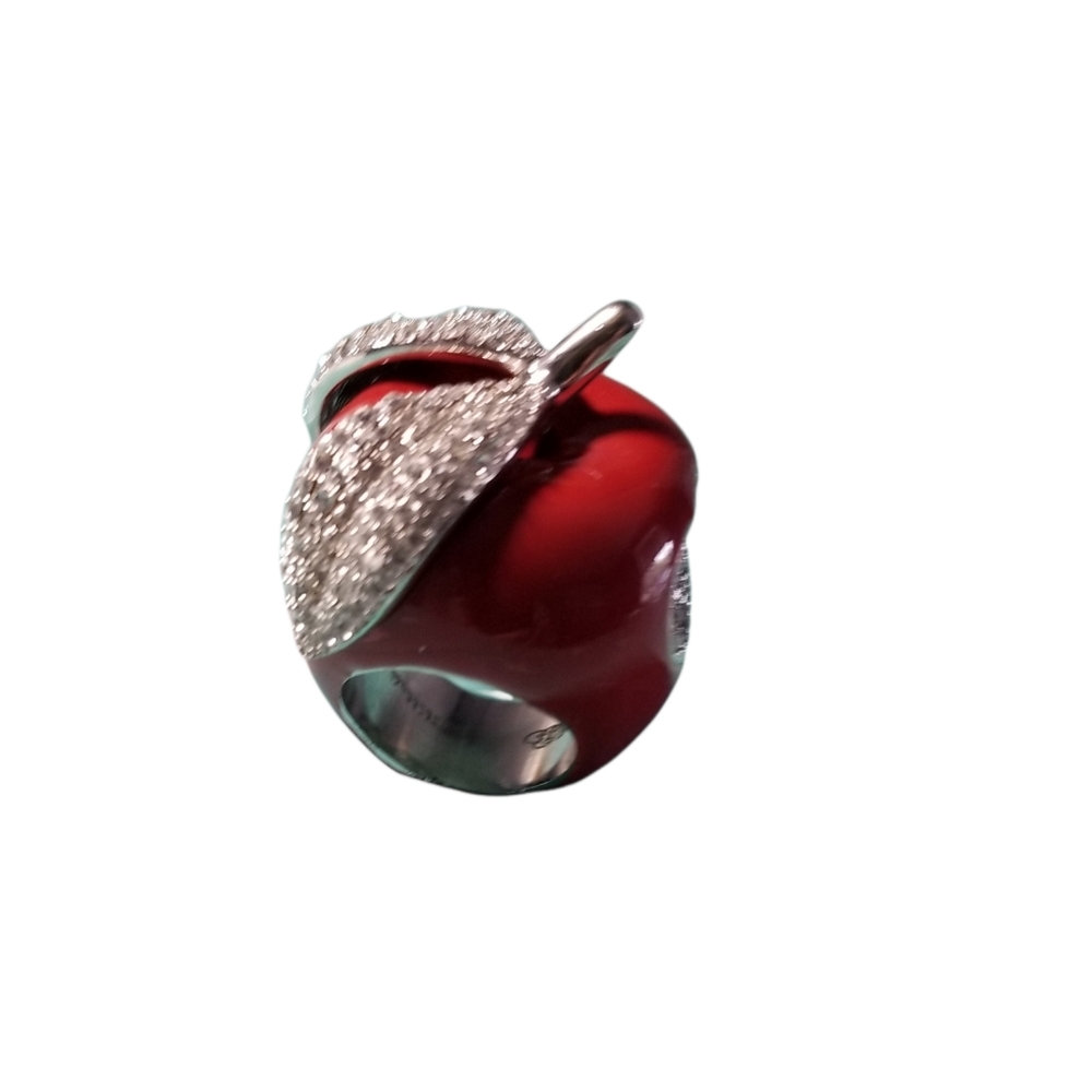 Apple Statement Ring sz 6.5